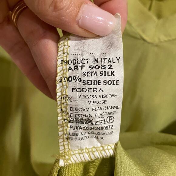 Sosia Green Flowy Tunic Sz One Size NWT - Picture 7 of 12